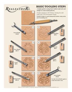 the basic guide to carving wood for beginners and experienceders, with instructions on how to use them