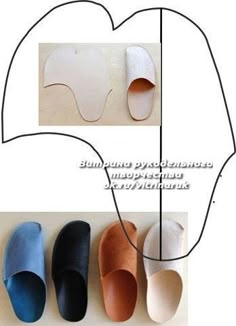 three different types of shoes are shown with the same color and shape as they appear to be