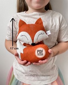 Fox plush ornament PDF pattern. Each toy is bright and funny, and I'm sure you can easily sew felt toys for yourself and your family. Height of toy 16-17 cm  The toy can be a great gift for a birthday, baby shower, or any holiday.  The digital step-by-step instructions are easy to understand and the pattern is simple enough for all skill levels! The tutorial is intended for hand-stitching - no sewing machine required.  Print the whole tutorial, or just the pattern page, and follow the instructions.  Through photos, text and video ( stitch).I hope it will be a nice experience and that you will have a great result.  This pattern is for personal use only. Reselling or distribution of the pattern is not permitted. Selling a finished product made from this pattern is not permitted.  Procedure:O Fox Toy Sewing Pattern, Fox Felt Pattern, Felt Fox Pattern Free, Fox Pattern Sewing, Fox Sewing Pattern Free, Felt Fox Pattern, Fox Plush Pattern, Fox Sewing, Sewing Plush