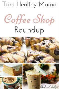 coffee shop roundup with images of different items