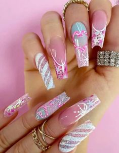 Valentines Nail Set, Nail Decoration Ideas, Nail Art Design 2023, Christmas Nail Designs Acrylic, Nail Ideas For Short Nails, Winter Nails Designs, New Year's Eve Nails, Nail Designs Christmas, Ideas For Short Nails