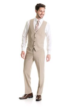 Tan Suit Separates Vest – Jim's Formal Wear Shop Guys Wedding Attire, Coat And Pants, Dark Gray Suit, High Fashion Hair, Double Breasted Vest, Mens Wedding Attire, Light Grey Suits, Tan Suit, Indigo Linen