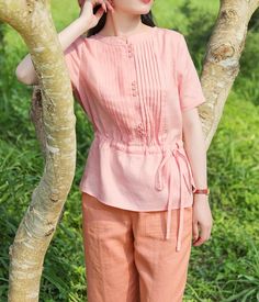 women linen tops puff sleeves design,loose fitting style ,silk cotton fabric ,soft and breathy,also very good for healthy,Loose style design make you looks very grace. size: S:chest:95 cm length:60 cm sleeve:20cm M:chest:100 cm length:60 cm sleeve:20 cm L:chest:105 cm length:60cm sleeve:20cm XL:chest:110 cm length:60 cm sleeve:20cm Shipping we ship worldwide the USPS takes about 10-15 days if you want a express shipping,please contact with us payment: we accept payment by PayPal and credit card. Feminine Linen Blouse With Relaxed Fit, Feminine Linen Blouse For Summer, Feminine Relaxed Fit Linen Blouse, Casual Ramie Top For Spring, Summer Ramie Blouse, Feminine Linen Tops With Relaxed Fit, Relaxed Fit Feminine Linen Blouse, Feminine Relaxed Fit Linen Tops, Feminine Linen Relaxed Fit Tops