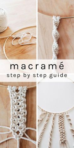 macrame step by step guide for beginners