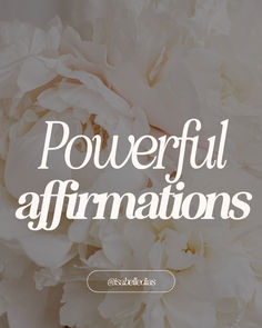 Powerful Affirmations @isabeleldias Affirmations Board, Affirmation Board