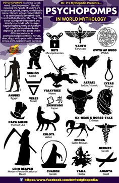 a poster with different types of symbols on it's back cover, and the words psychic