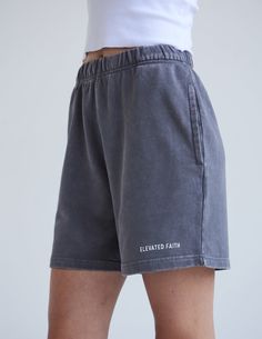 Meet your new go-to for effortless style and comfort: the Basics Women’s Short. Carefully designed to be as versatile as you are, this short is ideal for lounging or movement and sure to provide the wearability you'll need with a clean design you'll love.     Size: Model is 5'9" and wearing a size Small. Fit: Relaxed, Women's Fit Color: Smoke Grey Composition: 100% Cotton Features: Super Soft, Pre-Shrunk, Hidden Drawcord, Garment Dyed