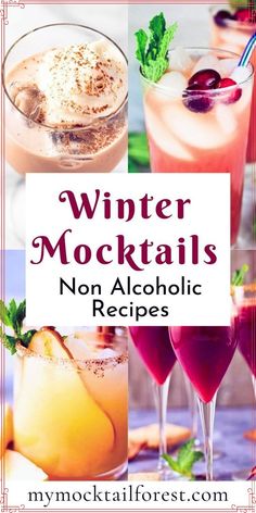 winter cocktails non alcoholic recipes