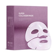 PRICES MAY VARY. SUPER COLLAGEN FACE SHEET MASK – Arocell’s Super Collagen Mask facial sheets will surely give you a pleasant home-spa care experience! Made with rich nutrient ingredients to hydrate and boost skin condition to keep it clear and even. A high-moisture, high-nutrition essence that absorbs quickly without stickiness. 43G Patch-type skin booster face mask that absorbs and melts at skin temperature for optimal absorption. For soft, velvety feeling skin, try our premium quality skincar Clear Skin Mask, Face Mask Korean, Mask Korean, Gel Face Mask, Skin Booster, Korean Face Mask, Xmas Wishlist, Collagen Mask, Facial Sheet Mask