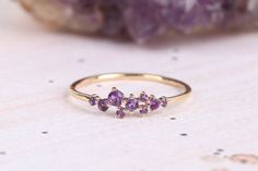 Pretty Wedding Rings, Gold Flower Ring, Girl Vibe, Leaf Engagement Ring, Ring Man, Spring Girl, Gold Bracelets, Rose Engagement Ring, Amethyst Cluster