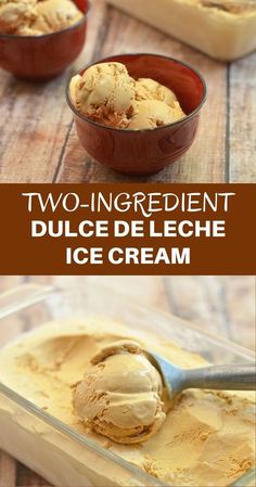 two ingredient dulce del leche ice cream