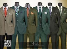 Olive and Hunter Green Suits from Vinci Philosophy. Receive your suits 1-5 business day domestic shipping within US. 
Visit stores or give a call to the store at https://vincisuits.com/stores/
New lookbook download here https://vincisuits.com/new-lookbook/ The Vinci Code, Green Suits, Mens Clothing Store, Green Suit, Hunter Green, Clothing Store