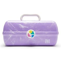 The one that started it all! The original, iconic Caboodle still features a spacious interior, removable accessory tray and flip lid mirror. Whether you met her back in the 80s or you're meeting her for the first time, the On-The-Go Girl will be your new best friend. Caboodles is here to empower a new generation with the tools to organize what they care about. Caboodles gives go-getters of every age, color and creed the organizational creativity to be who they are. We believe you deserve a colorful life filled with purpose, beauty and joy. We believe that youre worth organizing. And sometimes a little glam and glitz are all you need to conquer the world. Molded from stylish genius to fit the needs of the on-the-go girl, Caboodles invented the entire category of cosmetic organization inspir Caboodles Organization, Lavender Marble, Makeup Icons, Purple Marble, Makeup Box, Organiser Box, Cosmetic Organizer, Self Service, Makeup Case