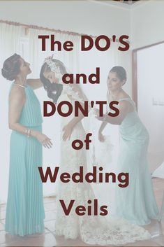 the do's and don'ts of wedding veils for bridesmaids