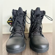 New W Tag Nike Gore-Tex Field Tactical Boots Mens Size 10 Black Gore-Tex Waterproof Converse White Sneakers, Mens Waterproof Hiking Boots, Gore Tex Boots, Mens Hiking Shoes, Red Converse, All Star Shoes, All Stars Converse, Converse Style, New Converse