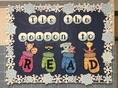 this is the season to read bulletin board