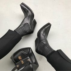 Cline Santiag Western Cowboys Ankle Boots Size 36.5 Phoebe Philo Exact Condition As Shown In Pictures Celine Boots, White Leather Ankle Boots, Animal Print Boots, Fashion Gone Rouge, Cowboy Ankle Boots, Celine Shoes, Leather Biker Boots, Black Cowboy, Heart Shoes