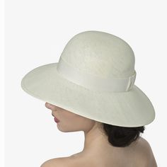 The Audrey, Ivory - Bijou Van Ness Elegant Short Brim Toquilla Straw Panama Hat, Elegant Toquilla Straw Panama Hat With Short Brim, Elegant White Panama Hat In Toquilla Straw, Elegant Short Brim Panama Hat In Toquilla Straw, Chic Formal Panama Hat With Curved Brim, Elegant Toquilla Straw Panama Hat For Kentucky Derby, Elegant Flat Brim Toquilla Straw Hat, Elegant Cream Toquilla Straw Fedora, Elegant Cream Fedora In Toquilla Straw