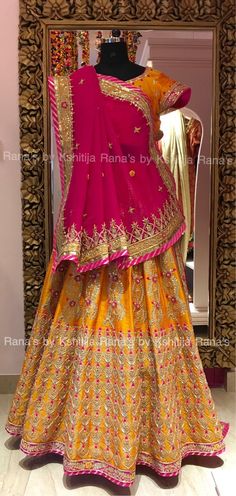 Gota Patti Lehenga, Jaal Design, New Lehenga, Wedding Trousseau, Resham Work, Indian Bridal Lehenga, Bridal Lehenga Red