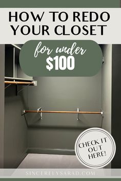 Check out this super simple transformation! Are you looking to spruce up your closet space but don't want to break the bank? This is the perfect solution! A little paint goes a long way to creating a space that you will actually want to put your clothes away in. Check it out here! Easy Closet Makeover, Closet Makeover On A Budget, Easy Closet, Dutch Boy Paint, Black Hangers, Simple Closet, Closet Renovation, Closet Makeover, Painting Trim