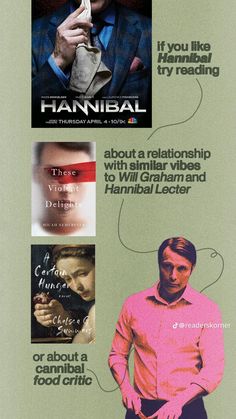 an advertisement for the film hannibal