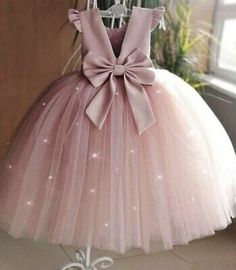 Find many great new & used options and get the best deals for FlowerGirl Birthday Party Photoshoot Princess Dusty Pink Kid Floor Length Dress at the best online prices at eBay! Free shipping for many products! Baby Party Dresses, Lace Dress For Kids, Bowknot Dress, 1st Birthday Dresses, Kids Party Wear, Girls Long Dresses, Girls Lace Dress, Prom Girl Dresses