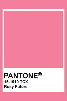 the pantone color is pink and white