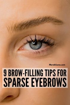 Fill In Sparse Eyebrows, Darken Eyebrows, How To Make Eyebrows, Grow Eyebrows Thicker, Eyebrow Products, Light Eyebrows, How To Do Eyebrows, Sparse Eyebrows, Sparse Brows