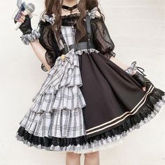 Gaun Abad Pertengahan, Harajuku Girl, Japanese Harajuku, Kawaii Harajuku, Fairytale Dress, Anime Inspired