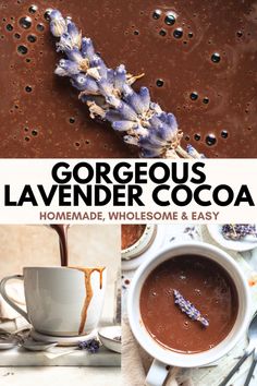 This velvety lavender hot chocolate is indulgent, easy, and delightfully rich. It comes together in just 10 minutes but feels like a gourmet beverage that embodies coziness. This is hot cocoa like you've never tried before - whisked until extra airy and infused with floral notes of culinary lavender. Bliss! Lavender Recipes, Culinary Lavender, Vanilla Paste, Easy Cupcakes