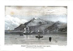 an old print of fort charlotte saint - vicct