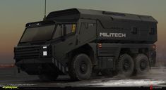 ArtStation - Behemoth concept - Cyberpunk 2077, Lukasz Poduch Behemoth Art, Cyberpunk 2077 Art, Cyberpunk Rpg, Armored Truck, Expedition Vehicle, Army Vehicles