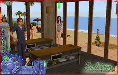 Beach Community, The Sims 2, Los Sims, Building Ideas, Sims 2, The Sims, House Design, Building, Quick Saves