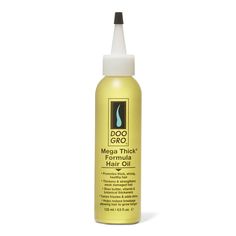 Doo Gro Megathick Growth Oil promotes strong and healthy hair. Doo Gro Mega Thick Formula Hair Oil  |  4.5 oz. | Sally Beauty Thicker Stronger Hair, Natural Hair Regrowth, Shea Butter Hair, Coconut Oil Skin Care, Hair Regrowth Treatments, Coconut Oil For Skin, Grow Hair Faster, Sally Beauty, Hair Thickening