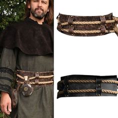 Season:All Seasons; Look After Me:Washable; Gender:Women's,Men's; What's in the box:Belt,Waist Belt; Types:Cosplay Costume,Waist Belt; Holiday:Halloween,Masquerade; Style:17th Century,Steampunk,Renaissance,Medieval; Occasion:Stage,Performance,LARP; Material:Faux Leather; Age Group:Adults'; Characters:Warrior,Viking,Celtic Knight,Ranger,Elven; Cosplay Works:Valhalla; Listing Date:04/01/2024 Dnd Ranger Cosplay, Ren Faire Armor, Celtic Knight, Fantasy Belt, Unique Belts, Elven Cosplay, Belt Knots, Performance Stage, Kit Ideas