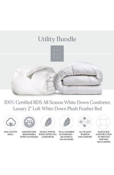 the ultimate comforter for all season white down feather bedding set with instructions to make it