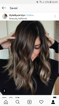 Chocolate Brown Hair Color, Brunette Balayage, Brunette Balayage Hair, Brown Hair Balayage, Balayage Brunette, Brown Blonde Hair, Hair Color Balayage, Light Brown Hair, Brown Hair Colors