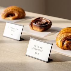 George & Willy | Say goodbye to messy handwriting with our Card Counter Signs. A neat way to display your baked goods. Use the stamp set to label the card… | Instagram Bakery Counter, Dessert Names, Messy Handwriting, Card Counter, Cafe Display, George And Willy, Pastry Display, Bakery Menu, Bakery Ideas