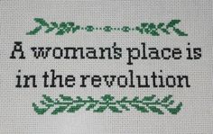 a cross stitch pattern with the words, your experience is not impossible, but it's also not very likely