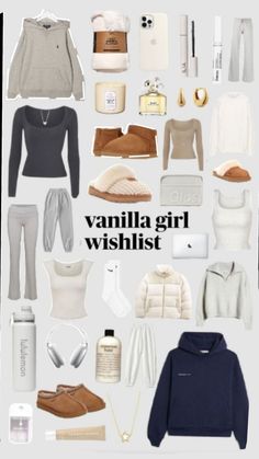 Vanilla Girl Wishlist, Girl Wishlist, Vanilla Girl, Cute Preppy Outfits