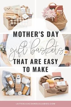 mother's day gift baskets that are easy to make