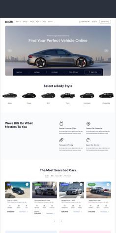 Boxcar: Automotive & Car Dealership Theme Wordpress Ecommerce Theme, Car Ui, Creative Web Design, Website Header Design, Homepage Layout, Car Dealers