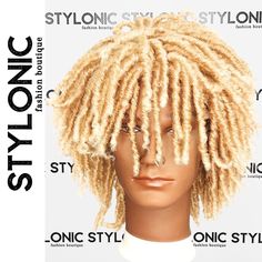 Have you ever wanted to rock the bold, edgy look of dreadlocks without committing to the hairstyle long-term? Our Dreadlocks Wig is the perfect solution. Available in 10 inches of length and 6 different colours, you can choose the style that suits you best.  This locs wig is made with high-quality synthetic fibers, giving you a realistic and comfortable fit. You'll feel confident and daring as you step out in style, turning heads and making a statement wherever you go. - Capless Size 21" - 23" - Dreadlocks Wig, Locs Wigs, Wigs For Men, Dreadlock Wig, Wig Blonde, Blonde Wigs, Synthetic Fibres, Wigs Synthetic, Blonde Wig