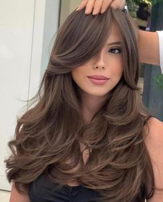 36 Curtain Bangs Hairstyles Inspo for All Hair Types and Lengths Haircuts For Long Hair With Layers, Layered Haircuts For Medium Hair, Hairstyles For Layered Hair, Long Layered Haircuts, Inspo Pics, Haircuts For Medium Hair, Long Hair With Bangs, Long Layered Hair, Haircuts For Long Hair