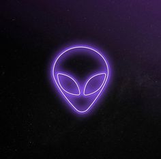 Neon alien purple for my room or office Purple Alien Aesthetic, Jack Nails, Neon Alien, Neon Art Painting, Neon Tattoo, Neon Love, Circle Tattoos