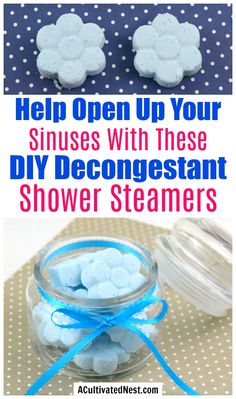 the instructions for how to make these diy shower steamers are easy and fun