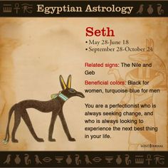 an egyptian astrological sign with the names of each zodiacs and their corresponding signs