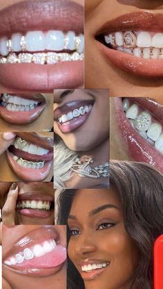 So beautiful Teeth Gems Ideas, Girl Grills, Gem Tattoo