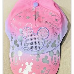 New With Tags. Disney Parks Mickey Mouse Ears Pink Sequins Bling Jeweled Baseball Cap Hat. Adjustable Sizing. Mickey Mouse Icon, Cruise Ideas, Mouse Icon, Disney Hats, Mickey Mouse Ears, Minnie Ears, Crafts Hacks, Disney Accessories, Pink Sequin