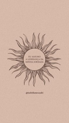 an image of a sun with the words in spanish